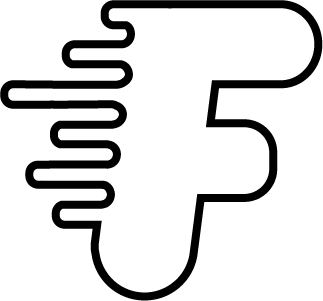 our cool logo which is a moving F 